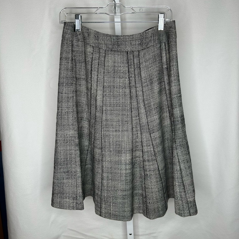 Ann Taylor Classic Gray A-Line Skirt